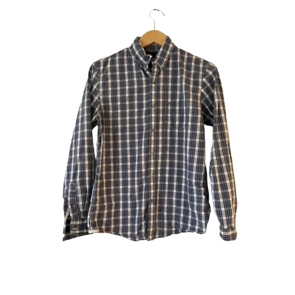 American Eagle AEO Size S Men's Plaid Button Down Shirt Vintage Fit Long Sleeve